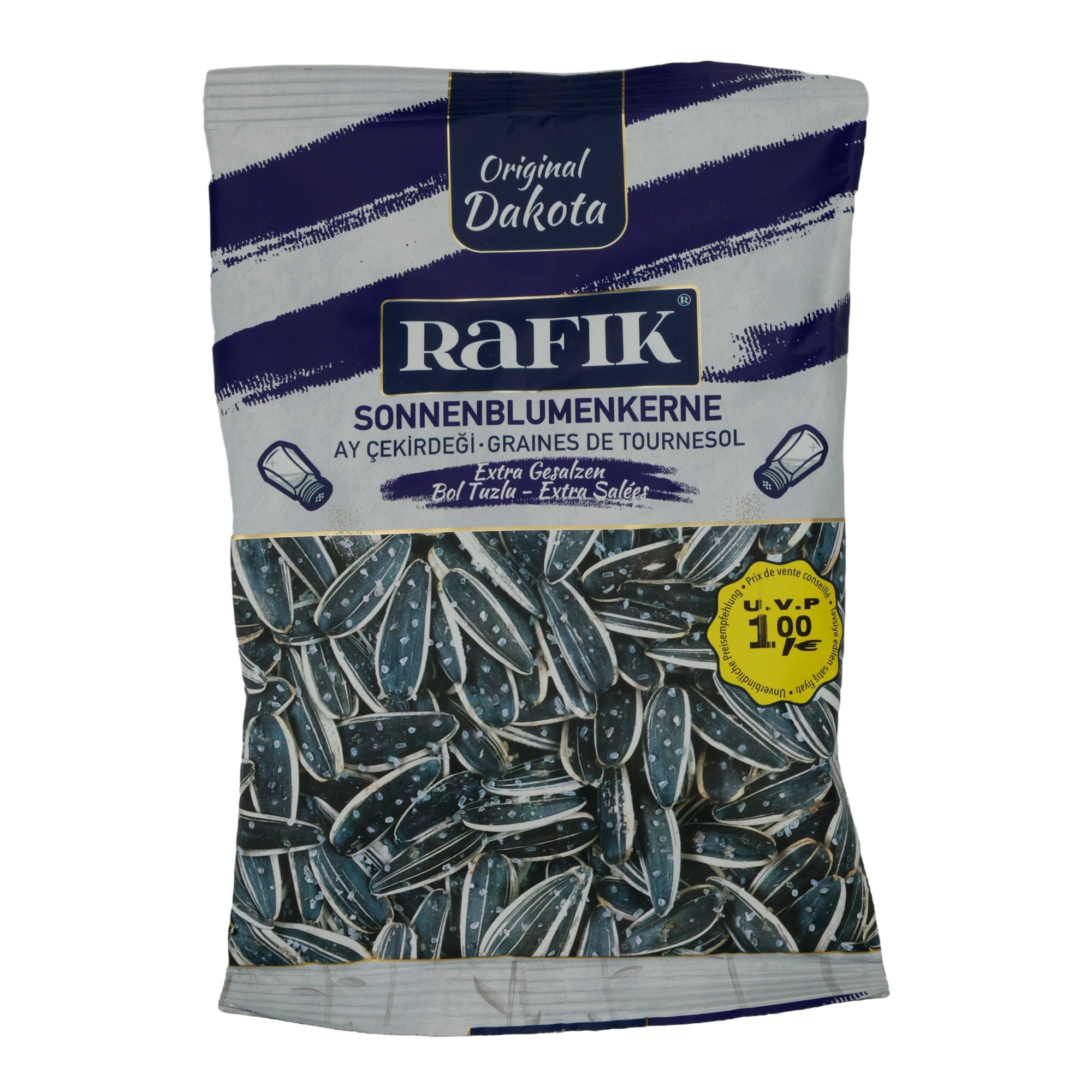 Sonnenblumenkerne Rafik | Snack | Extra gesalzen, Snack geeignet | 150g RAFIK